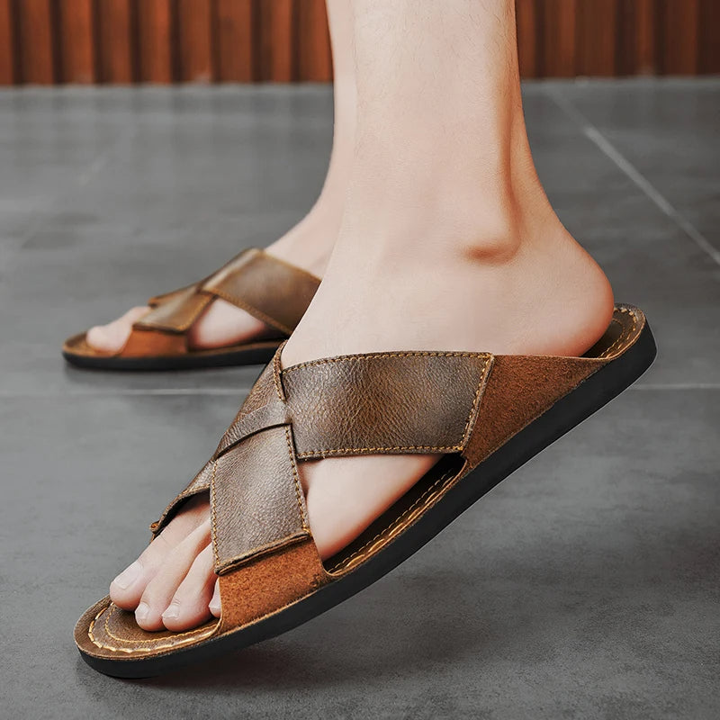 Castellano Leather Sandal - Imagen 11