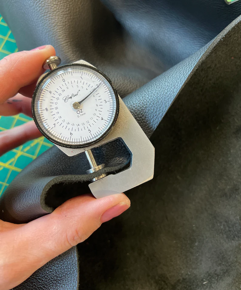 Extra large black leather tote bag – Image 10